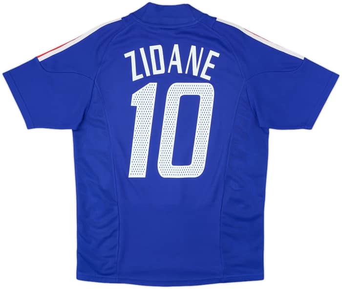2002-04 France Home Shirt Zidane #10 - 6/10 - (S)