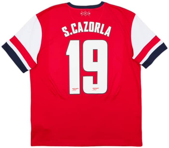 2012-14 Arsenal Home Shirt S.Cazorla #19 - 9/10 - (XL)