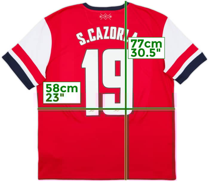 2012-14 Arsenal Home Shirt S.Cazorla #19 - 9/10 - (XL)