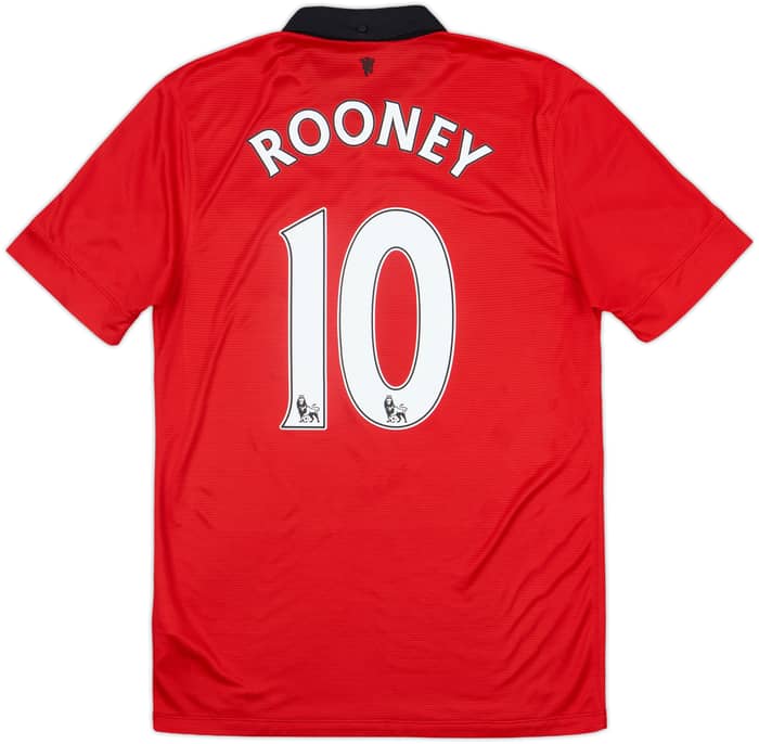 2013-14 Manchester United Home Shirt Rooney #10 - 6/10 - (S)