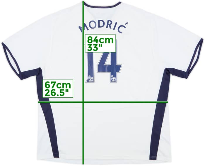 2008-09 Tottenham Home Shirt Modric #14 - 6/10 - (3XL)