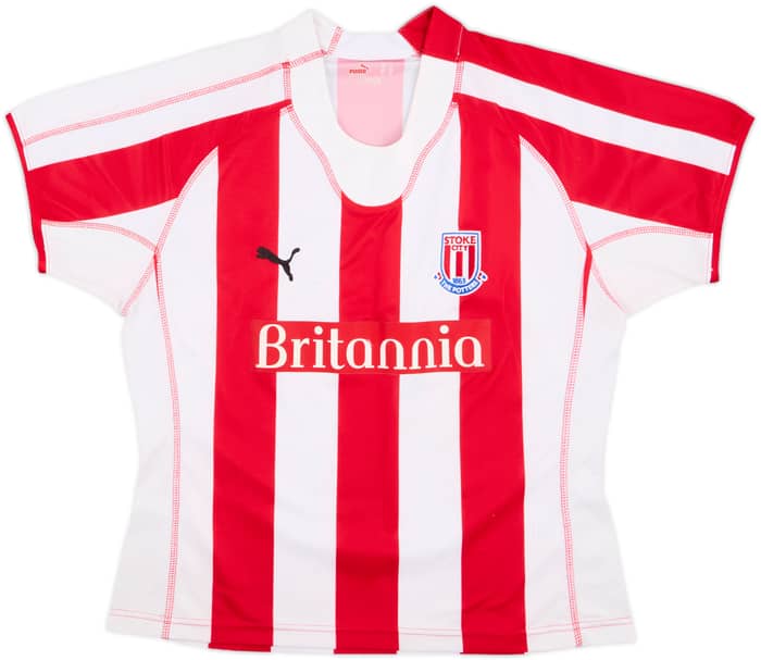 2006-07 Stoke City Home Shirt - 8/10 - (Women's M)