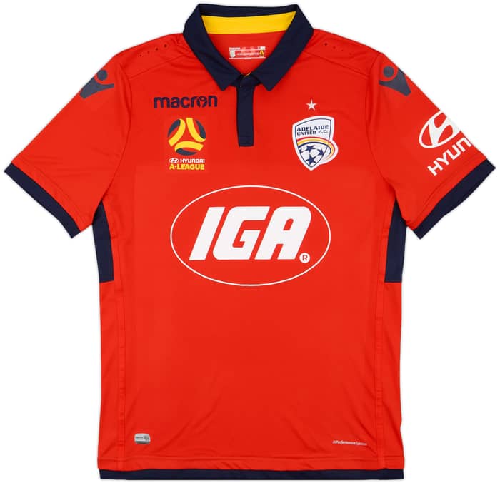 2017-18 Adelaide United Home Shirt - 8/10 - (L)