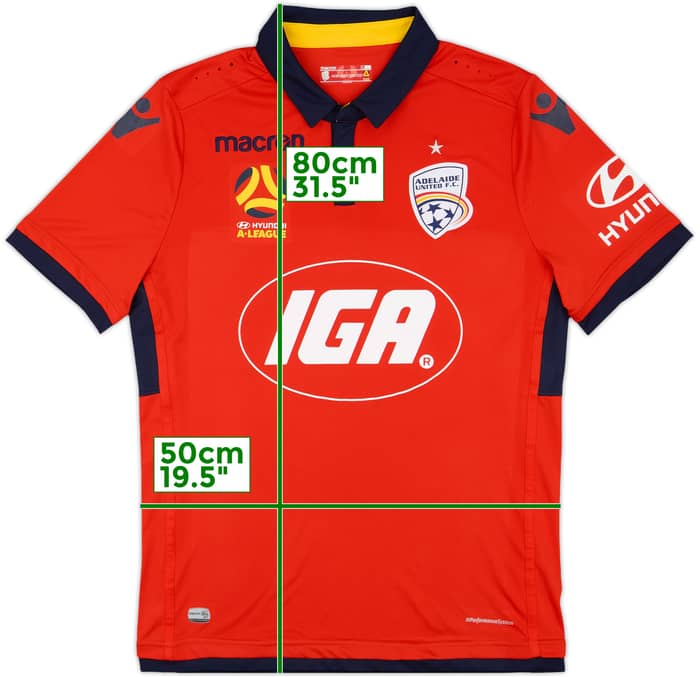 2017-18 Adelaide United Home Shirt - 8/10 - (L)