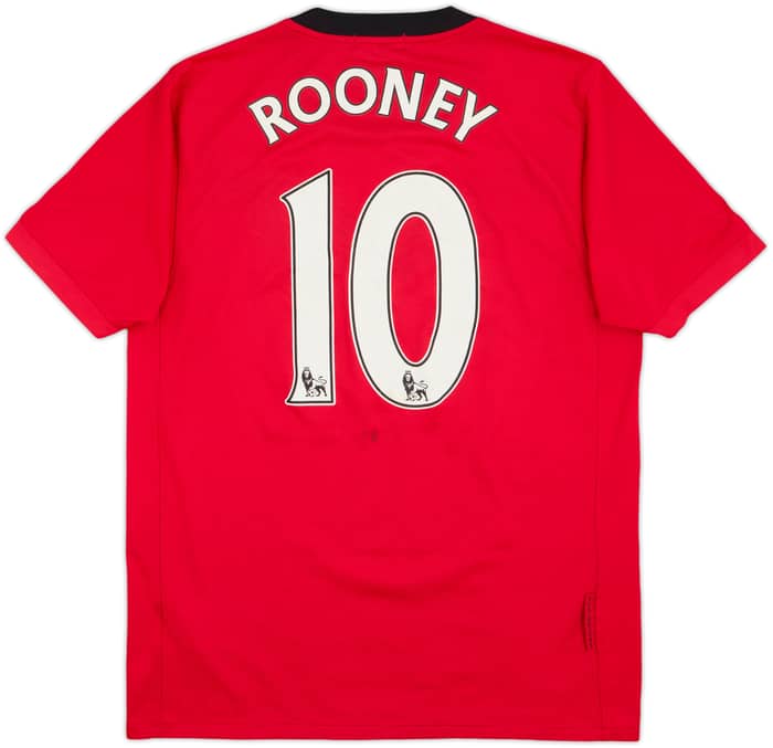 2009-10 Manchester United Home Shirt Rooney #10 - 6/10 - (S)