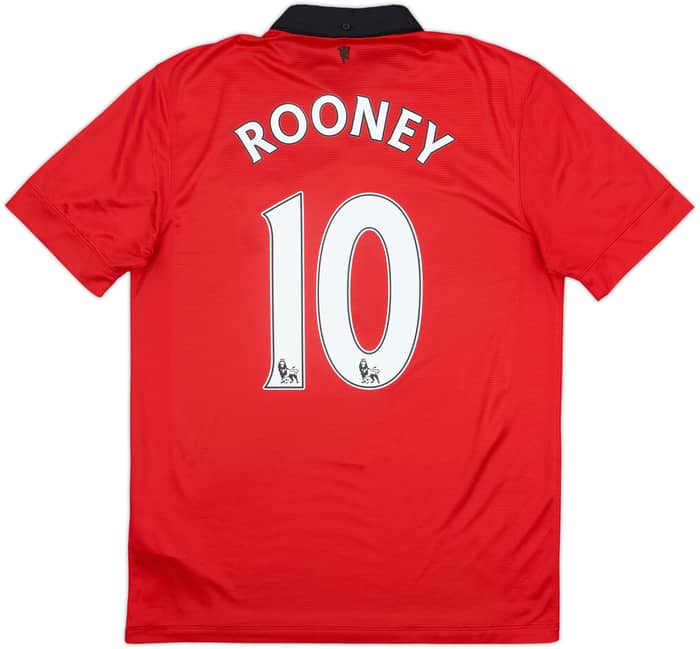 2013-14 Manchester United Home Shirt Rooney #10 - 7/10 - (M)