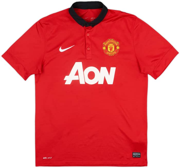 2013-14 Manchester United Home Shirt Rooney #10 - 7/10 - (M)
