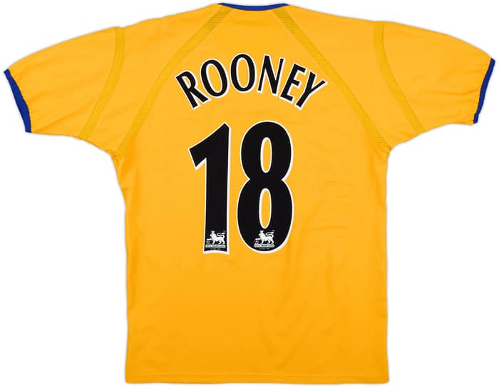 2003-04 Everton Away Shirt Rooney #18 - 8/10 - (S)