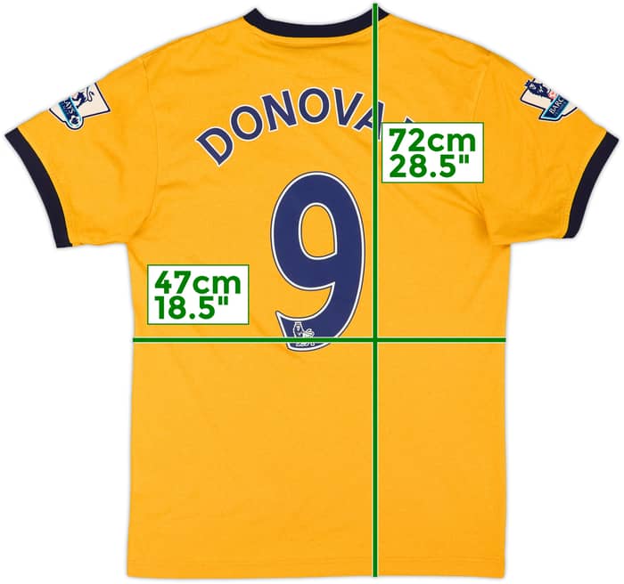 2011-12 Everton Away Shirt Donovan #9 - 8/10 - (S)