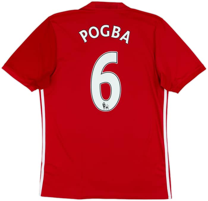 2016-17 Manchester United Home Shirt Pogba #6 - 5/10 - (M)