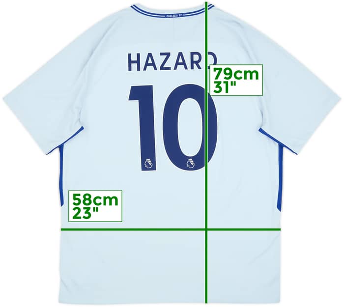 2017-18 Chelsea Away Shirt Hazard #10 (XL)