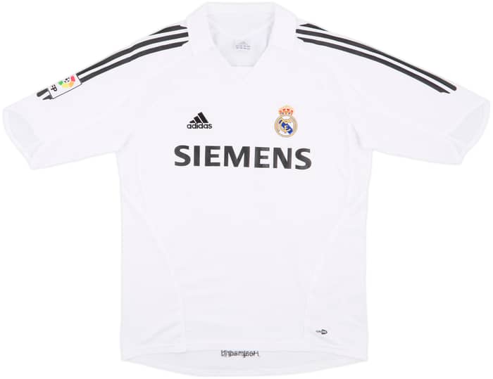 2005-06 Real Madrid Home Shirt Beckham #23 - 7/10 - (M)