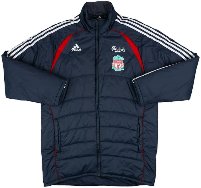 2006-07 Liverpool adidas Padded Bench Coat - 7/10 - (M)
