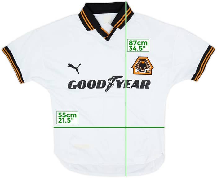 1999-00 Wolves Away Shirt - 7/10 - (M)