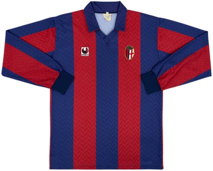 1992-93 Bologna Home L/S Shirt - 9/10 - (M)