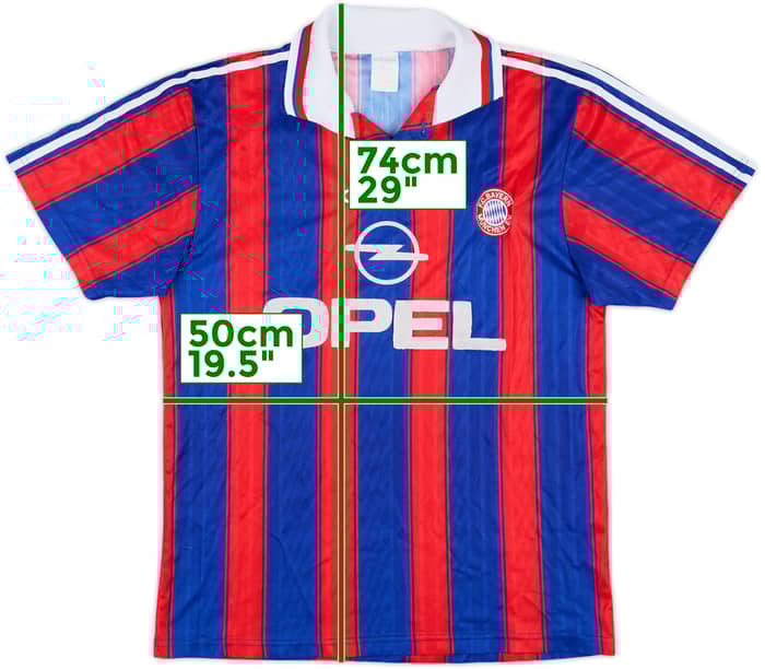 1995-97 Bayern Munich Home Shirt - 4/10 - (M)