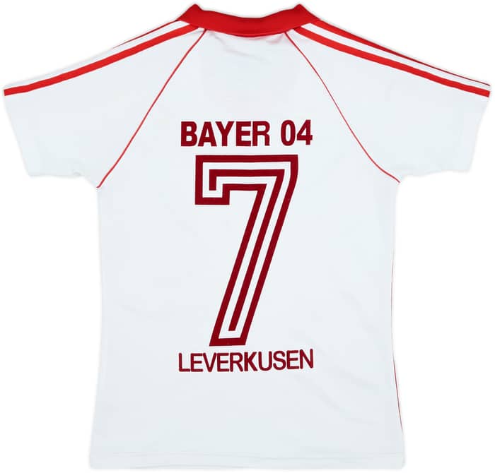 1986-87 Bayer Leverksuen Home Shirt #7 - 5/10 - (S)