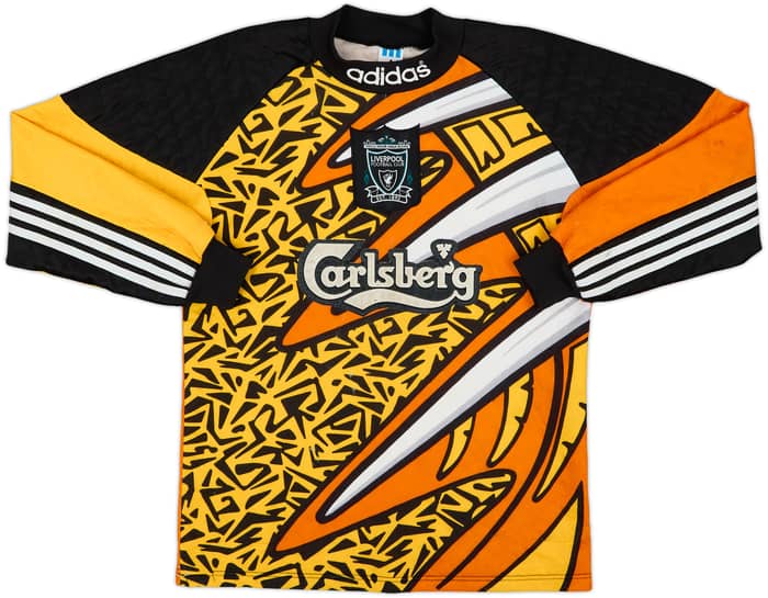 1995-96 Liverpool GK Shirt - 5/10 - (S)