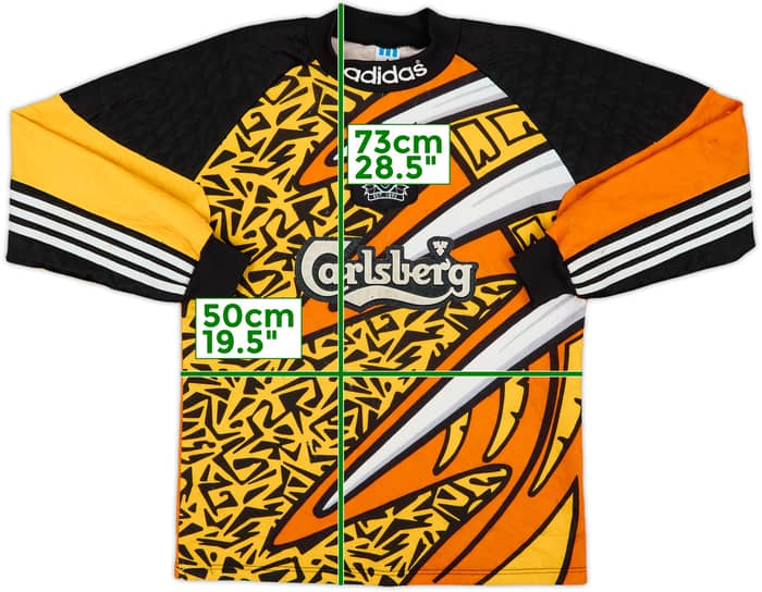 1995-96 Liverpool GK Shirt - 5/10 - (S)