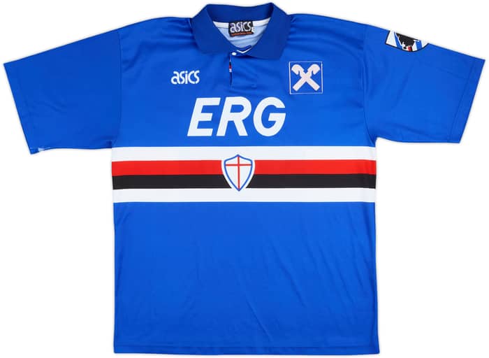 1992-94 Sampdoria Home Shirt #2 - 4/10 - (XL)
