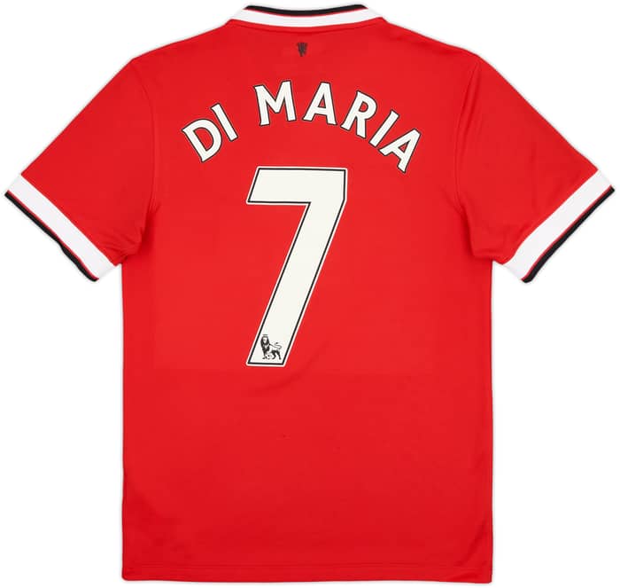 2014-15 Manchester United Home Shirt Di Maria #7 - 6/10 - (S)