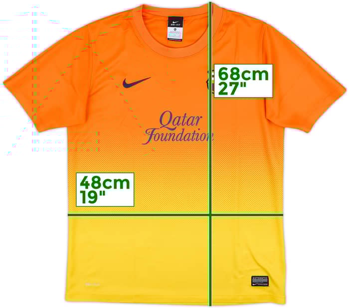 2012-13 Barcelona Basic Away Shirt - 8/10 - (XL.Boys)