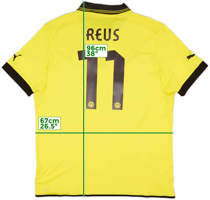 2012-13 Borussia Dortmund Home Shirt Reus #11 - 7/10 - (XXL)