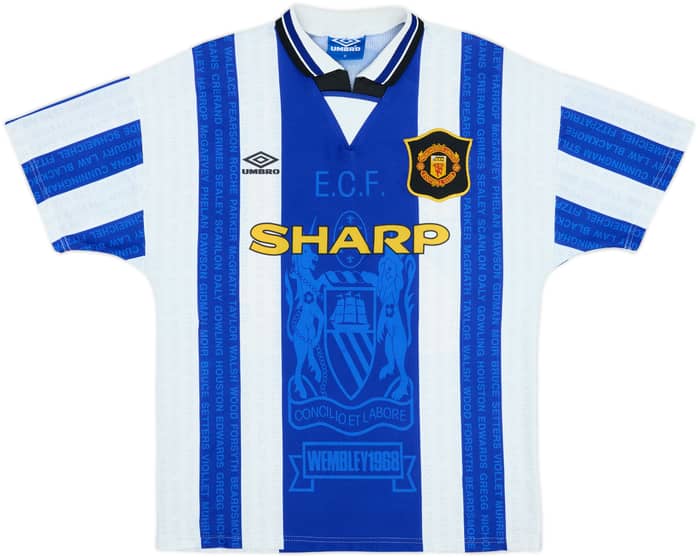 1994-96 Manchester United Third Shirt Beckham #24 - 8/10 - (M)