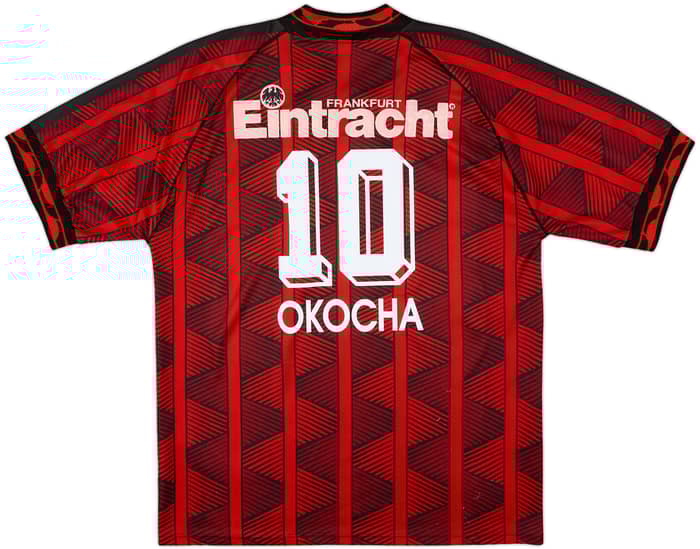 1995-96 Eintracht Frankfurt Home Shirt Okocha #10 - 6/10 - (L)