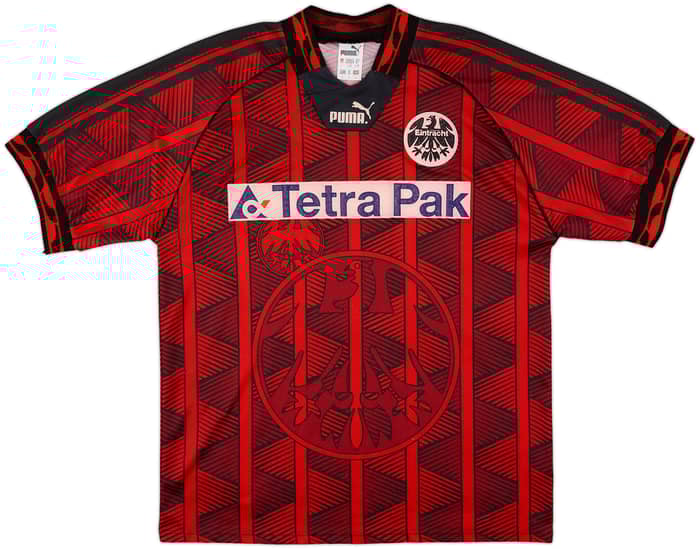 1995-96 Eintracht Frankfurt Home Shirt Okocha #10 - 6/10 - (L)
