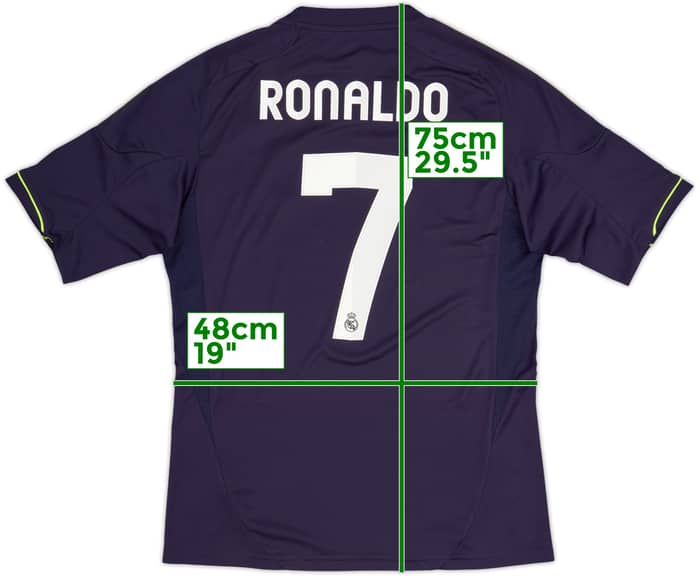2012-13 Real Madrid Away Shirt Ronaldo #7 - 6/10 - (M)