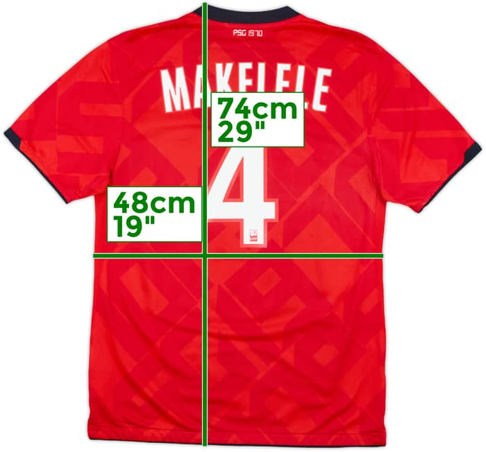 2010-12 Paris Saint-Germain '40 ANS' Home/Third Shirt Makelele #4 - 7/10 - (M)