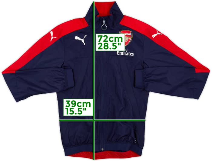 2016-17 Arsenal Puma Track Jacket - 9/10 - (XS)