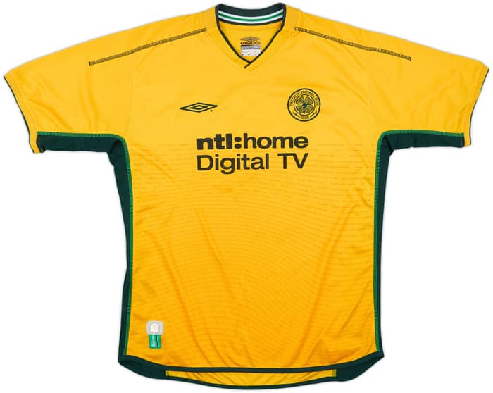 2002-03 Celtic Away Shirt Larsson #7 - 8/10 - (L)