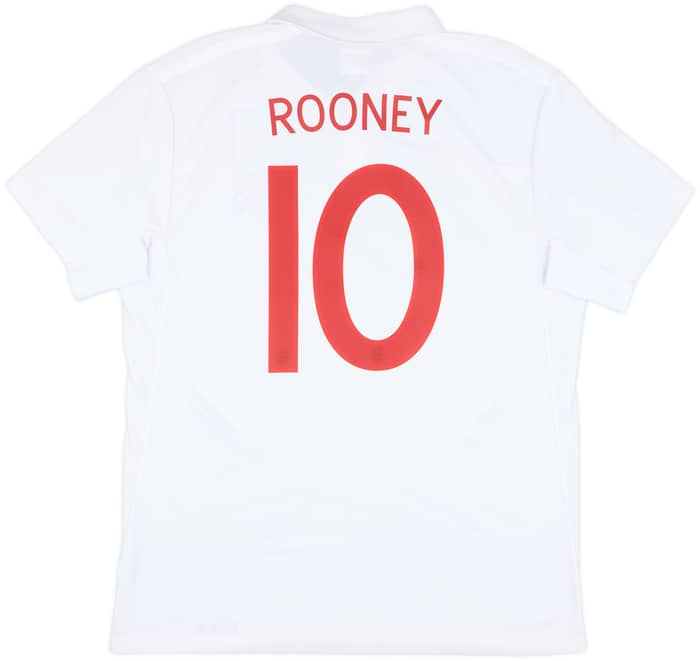 2009-10 England 'South Africa' Home Shirt Rooney #10 - 10/10 - (L)
