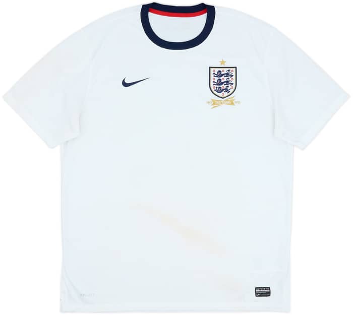 2013 England 150th Anniversary Home Shirt - 4/10 - (XL)