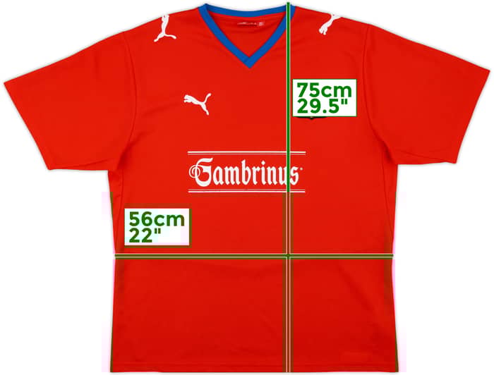 2008-09 Czech Republic Home Shirt - 7/10 - (XL)