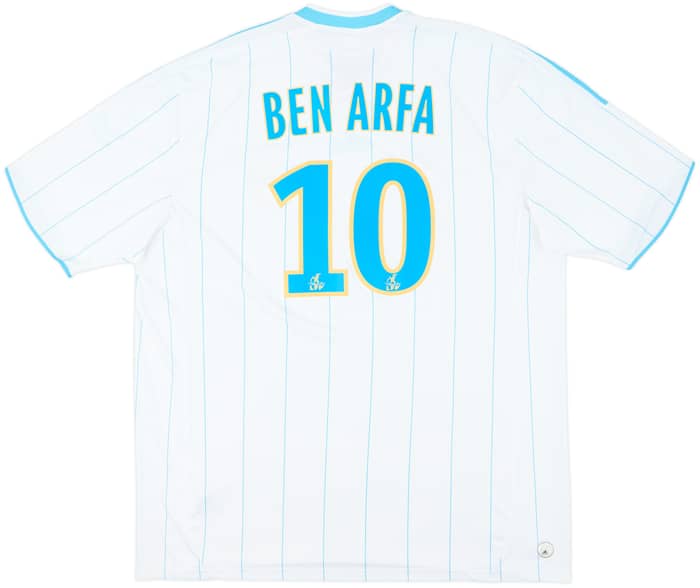 2009-10 Olympique Marseille Home Shirt Ben Arfa #10 - 9/10 - (XXL)