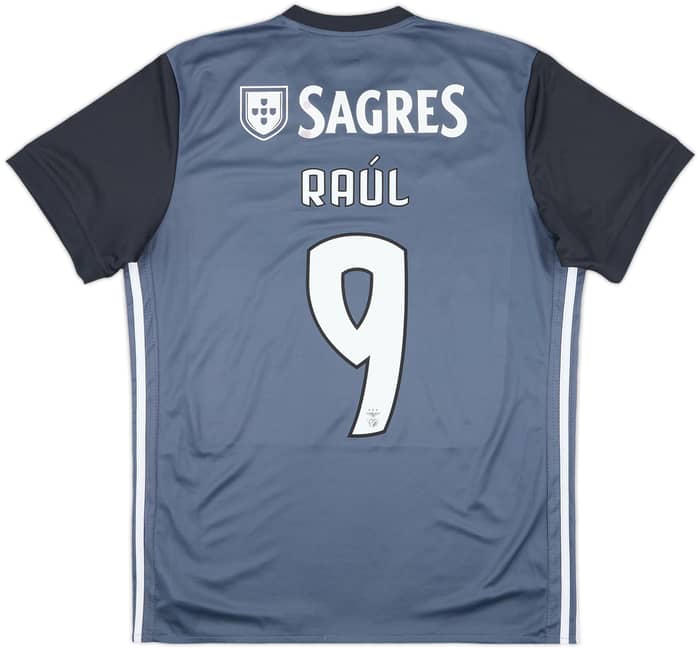 2017-18 Benfica Away Shirt Raul #9 - 7/10 - (L)
