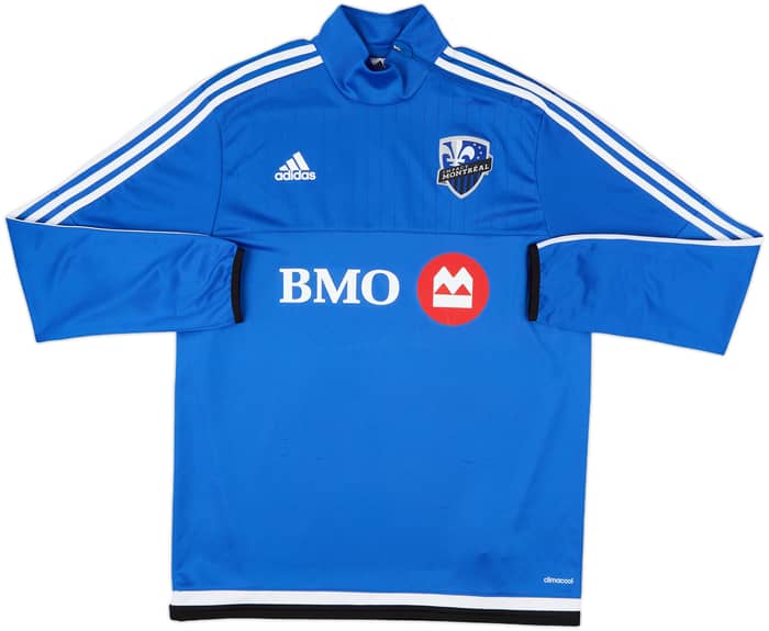 2014-15 Montreal Impact adidas 1/4 Zip Drill Top - 9/10 - (L)