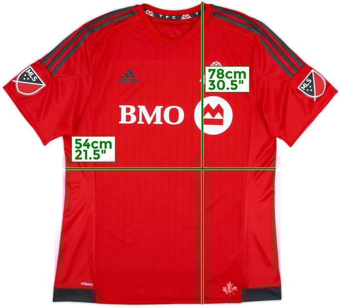 2015-16 Toronto Authentic Home Shirt - 9/10 - (XL)