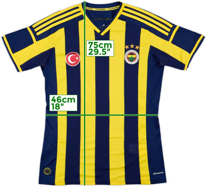 2014-15 Fenerbahce Home Shirt - 7/10 - (M)