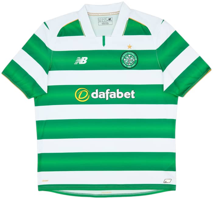 2016-17 Celtic Home Shirt - 9/10 - (XL)