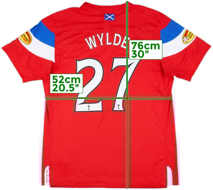 2011-12 Rangers Away Shirt Wylde #27 - 8/10 - (L)