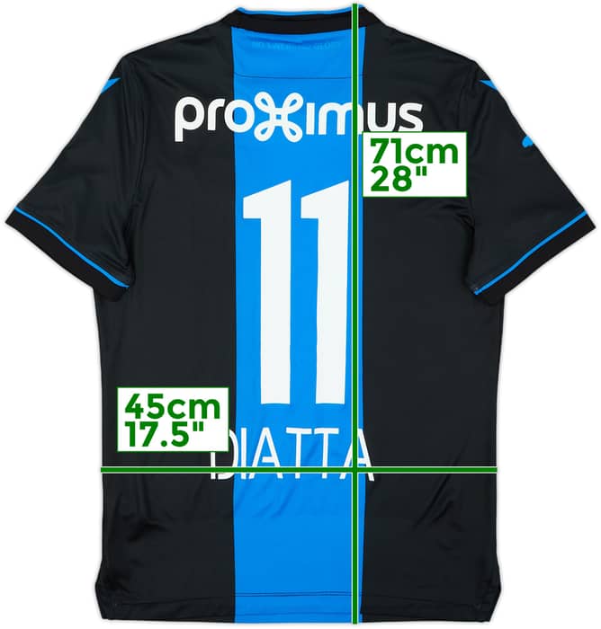 2019-20 Club Brugge Home Shirt Diatta #11 - 9/10 - (S)