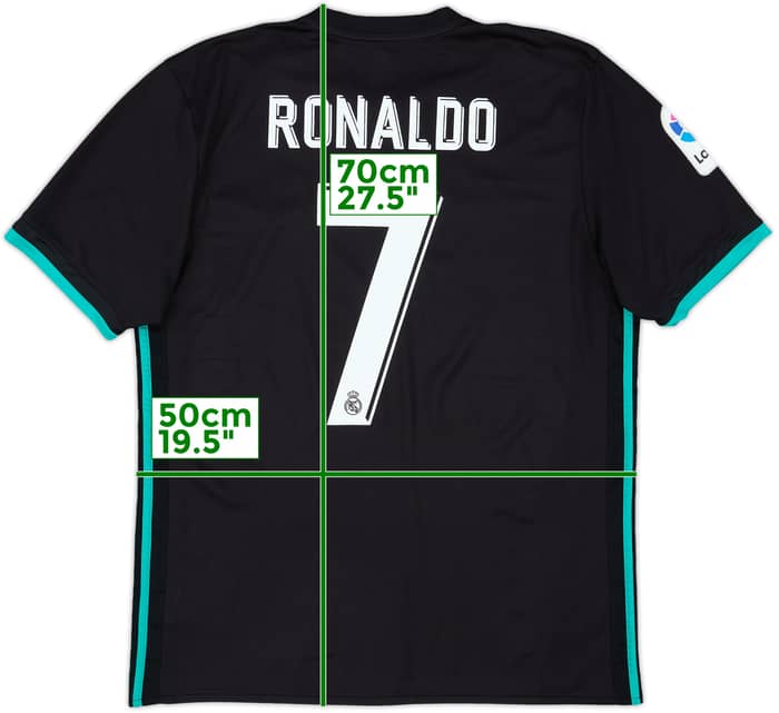 2017-18 Real Madrid Away Shirt Ronaldo #7 - 7/10 - (L)