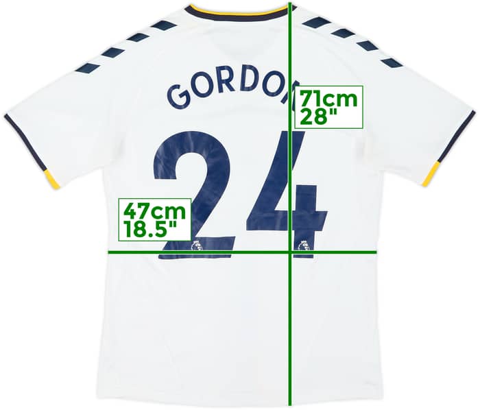 2021-22 Everton Third Shirt Gordon #24 - 8/10 - (M)
