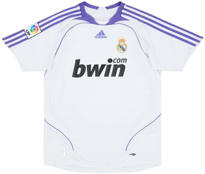 2007-08 Real Madrid Home Shirt Marcelo #12 - 8/10 - (XL.Boys)