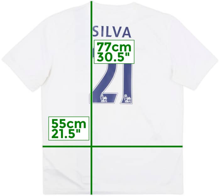 2013-14 Manchester City Third Shirt Silva #21 - 5/10 - (L)