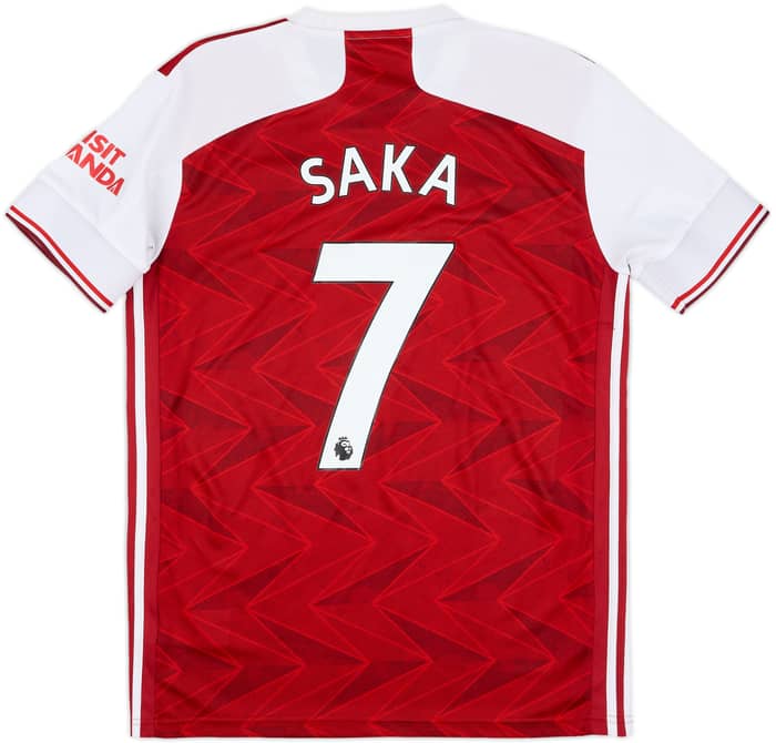 2020-21 Arsenal Home Shirt Saka #7 - 6/10 - (M)